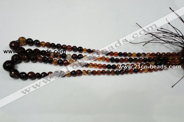 CRO701 15.5 inches 6mm – 14mm faceted round dream agate beads