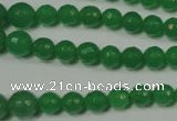 CRO717 15.5 inches 6mm – 14mm faceted round candy jade beads