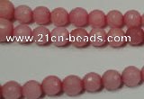 CRO719 15.5 inches 6mm – 14mm faceted round candy jade beads