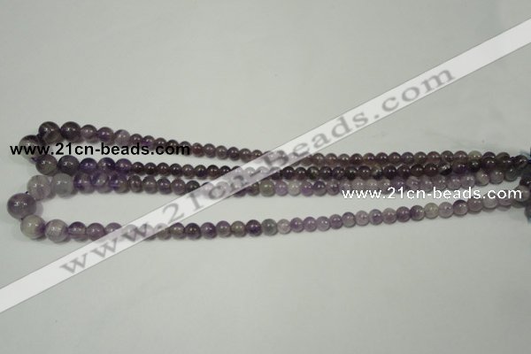 CRO755 15.5 inches 6mm – 14mm round amethyst beads wholesale