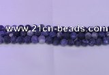 CRO801 15.5 inches 6mm round matte sodalite gemstone beads