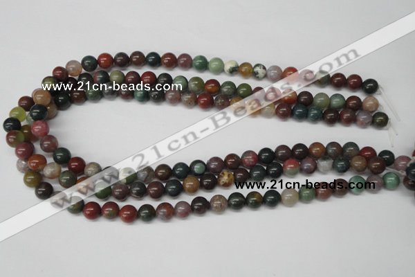 CRO82 15.5 inches 8mm round Indian agate gemstone beads wholesale