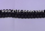 CRO841 15.5 inches 6mm round matte smoky quartz beads