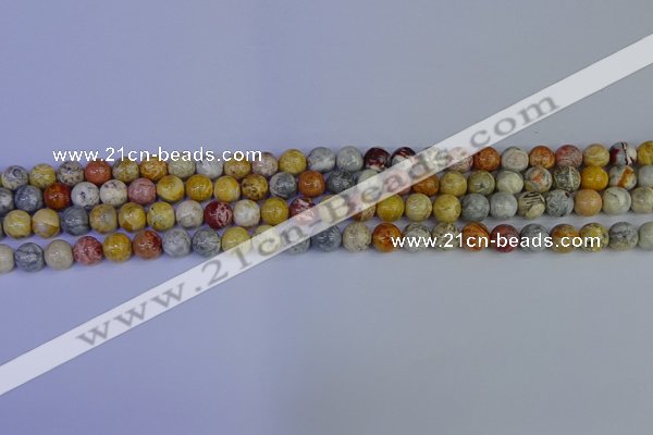 CRO861 15.5 inches 6mm round sky eye stone beads wholesale