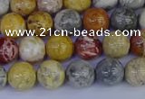 CRO862 15.5 inches 8mm round sky eye stone beads wholesale