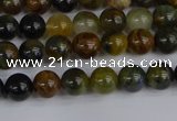 CRO900 15.5 inches 4mm round golden pietersite beads wholesale