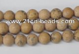 CRO91 15.5 inches 8mm round Chinese wood jasper beads wholesale