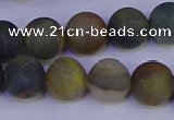 CRO913 15.5 inches 10mm round matte golden pietersite beads