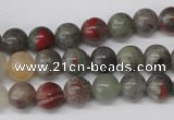 CRO92 15.5 inches 8mm round bloodstone beads wholesale