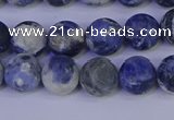 CRO952 15.5 inches 8mm round matte sodalite beads wholesale