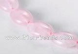 CRQ01 A grade 10*14mm oval natural rose quartz beads wholesale