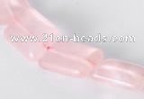 CRQ08 13*18mm rectangle A grade natural rose quartz beads