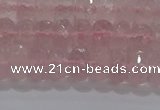 CRQ116 15.5 inches 5*8mm faceted rondelle rose quartz beads