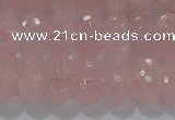 CRQ118 15.5 inches 7*12mm faceted rondelle rose quartz beads