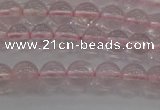 CRQ121 15.5 inches 6mm round natural rose quartz beads wholesale