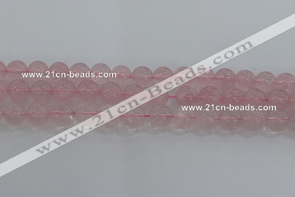 CRQ124 15.5 inches 12mm round natural rose quartz beads wholesale