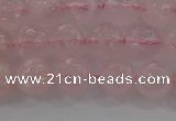 CRQ130 15.5 inches 8mm faceted round natural rose quartz beads