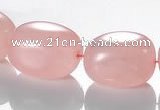 CRQ14 13*18mm egg-shaped A grade natural rose quartz beads