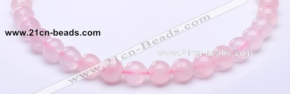 CRQ16 15.5 inches 10mm round natural rose quartz beads Wholesale