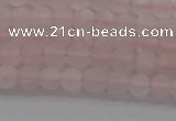 CRQ180 15.5 inches 4mm round matte rose quartz beads wholesale