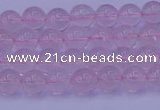 CRQ200 15.5 inches 4mm round Mozambique rose quartz beads