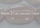 CRQ237 15.5 inches 22*30mm oval rose quartz beads wholesale