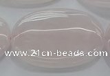 CRQ238 15.5 inches 30*40mm oval rose quartz beads wholesale