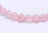 CRQ25 15.5 inches 4mm round natural rose quartz beads Wholesale