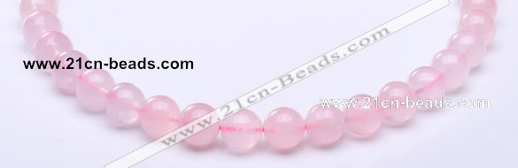 CRQ25 15.5 inches 4mm round natural rose quartz beads Wholesale