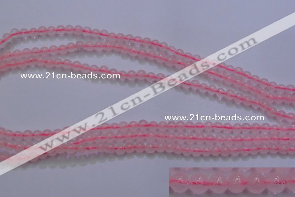 CRQ250 15.5 inches 4mm round rose quartz beads Wholesale