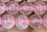 CRQ417 15.5 inches 8mm round rose quartz beads wholesale