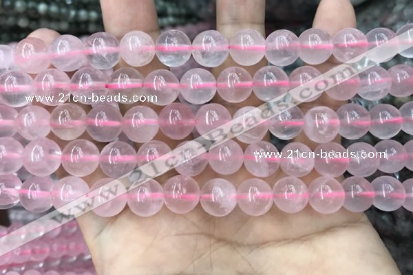 CRQ418 15.5 inches 10mm round rose quartz beads wholesale