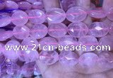 CRQ437 15.5 inches 15*20mm faceted oval rose quartz beads wholesale