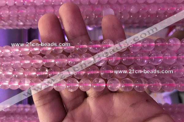 CRQ471 15.5 inches 8mm round rose quartz gemstone beads