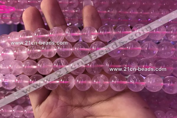 CRQ473 15.5 inches 12mm round rose quartz gemstone beads