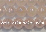 CRQ504 15.5 inches 12mm round AB-color rose quartz beads