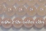 CRQ505 15.5 inches 14mm round AB-color rose quartz beads