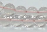 CRQ54 15.5 inches 14mm round natural rose quartz beads wholesale