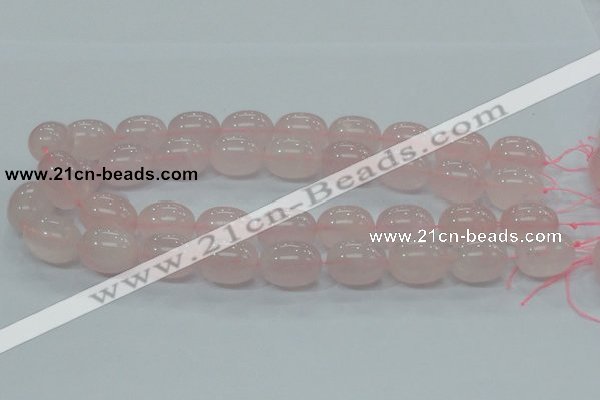 CRQ68 15.5 inches 16*20mm egg-shaped natural rose quartz beads