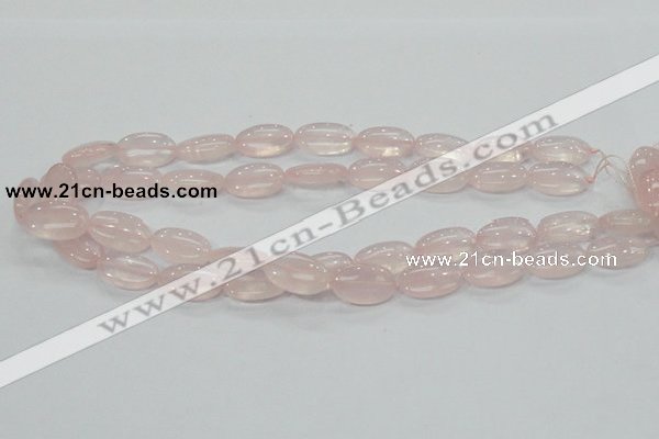 CRQ77 15.5 inches 12*20mm oval natural rose quartz beads wholesale