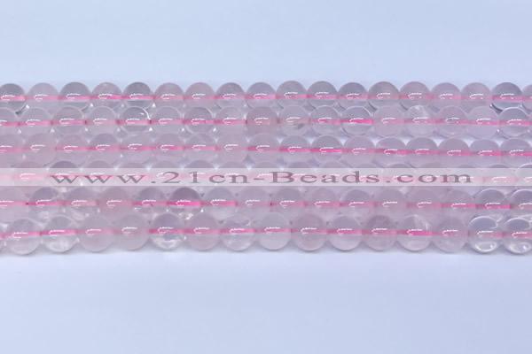 CRQ791 15.5 inches 8mm round rose quartz gemstone beads