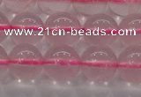 CRQ851 15.5 inches 8mm round natural rose quartz gemstone beads