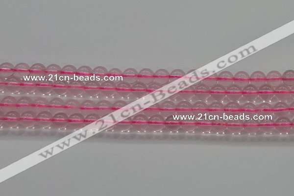 CRQ855 15.5 inches 6mm round natural rose quartz gemstone beads