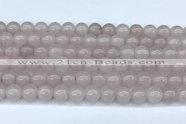 CRQ887 15 inches 8mm round rose quartz beads, 2mm hole