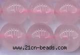 CRQ902 15 inches 10mm round rose quartz beads