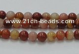 CRS02 15.5 inches 6mm round rainbow stone beads wholesale