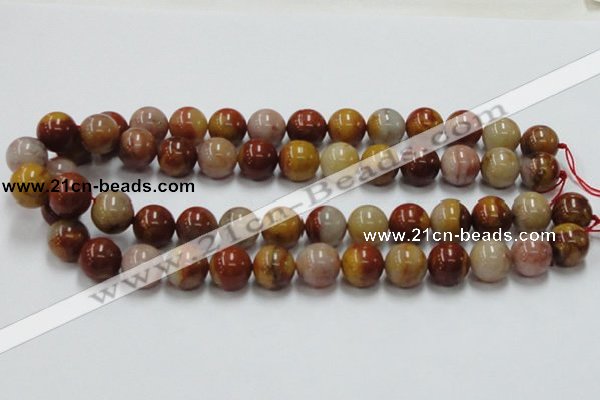CRS05 15.5 inches 14mm round rainbow stone beads wholesale