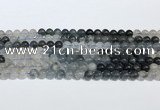 CRU1000 15.5 inches 6mm round mixed rutilated quartz beads