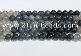 CRU1002 15.5 inches 10mm round mixed rutilated quartz beads