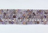 CRU1011 15.5 inches 5mm round mixed rutilated quartz beads